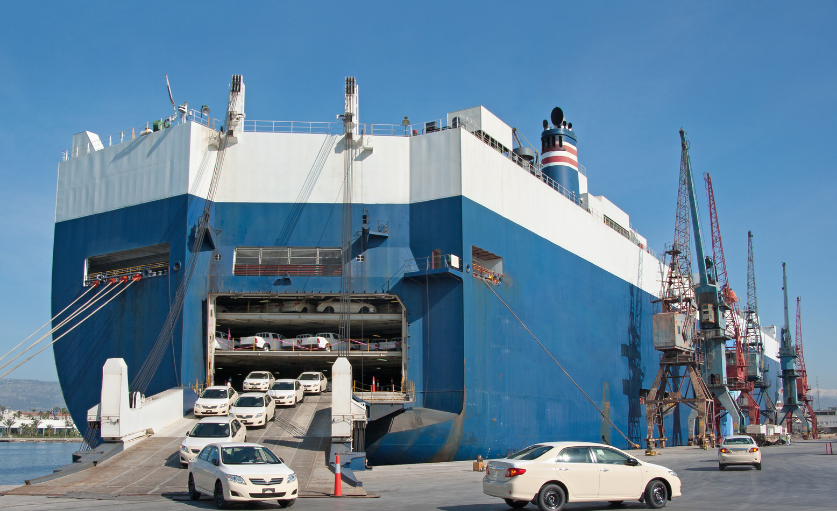 car ship from hawaii to California